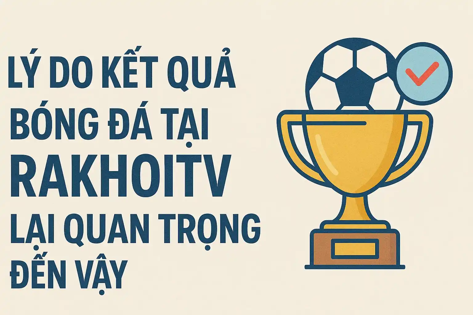 Lý do kết quả bóng đá tại RakhoiTV lại quan trọng đến vậy