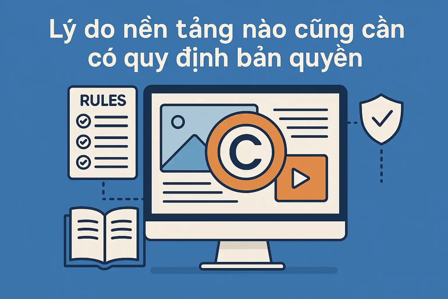 Lý do nền tảng nào cũng cần có quy định bản quyền