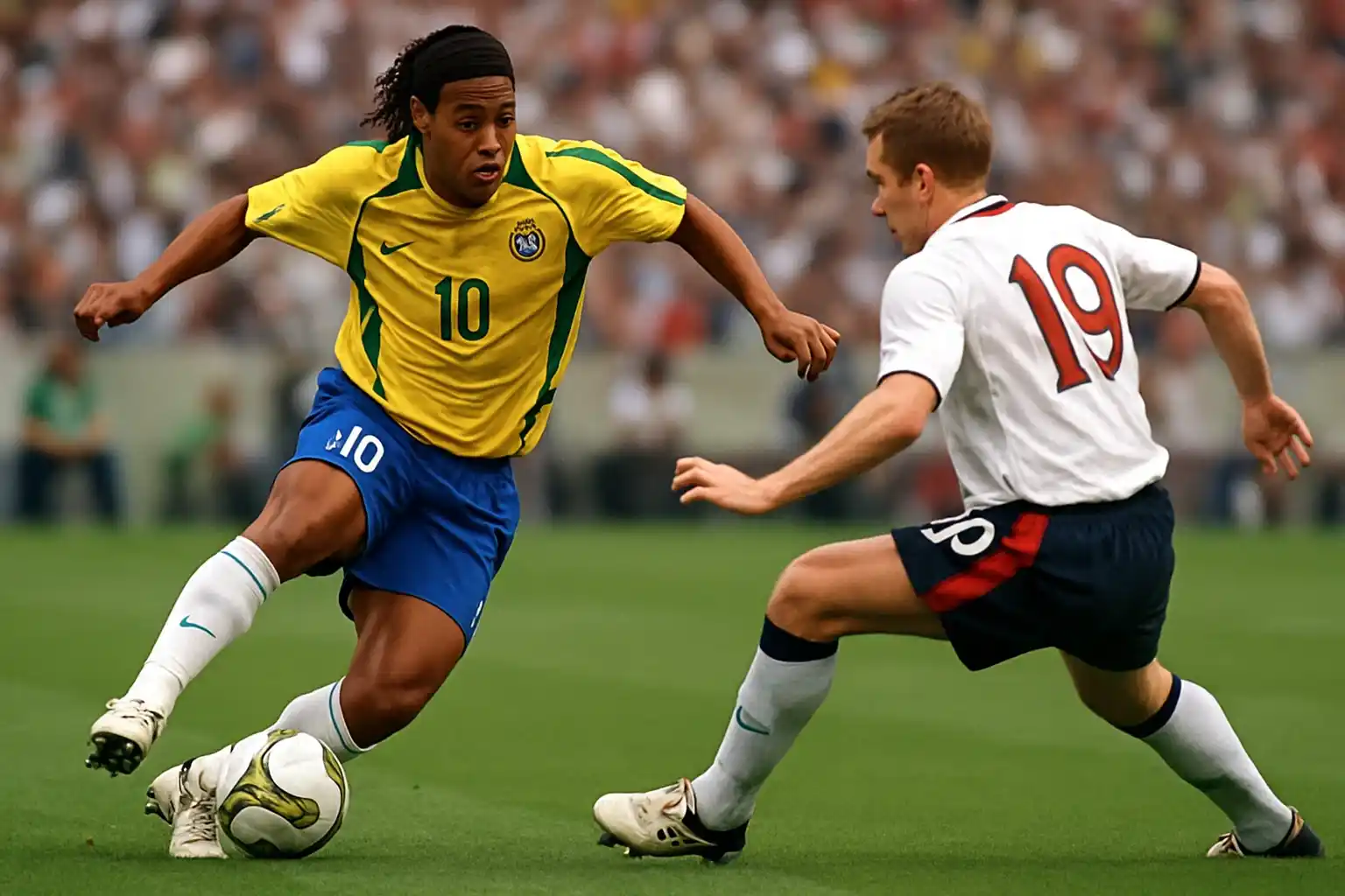 Pha lừa bóng “xoắn não” của Ronaldinho khiến cả thế giới ngỡ ngàng
