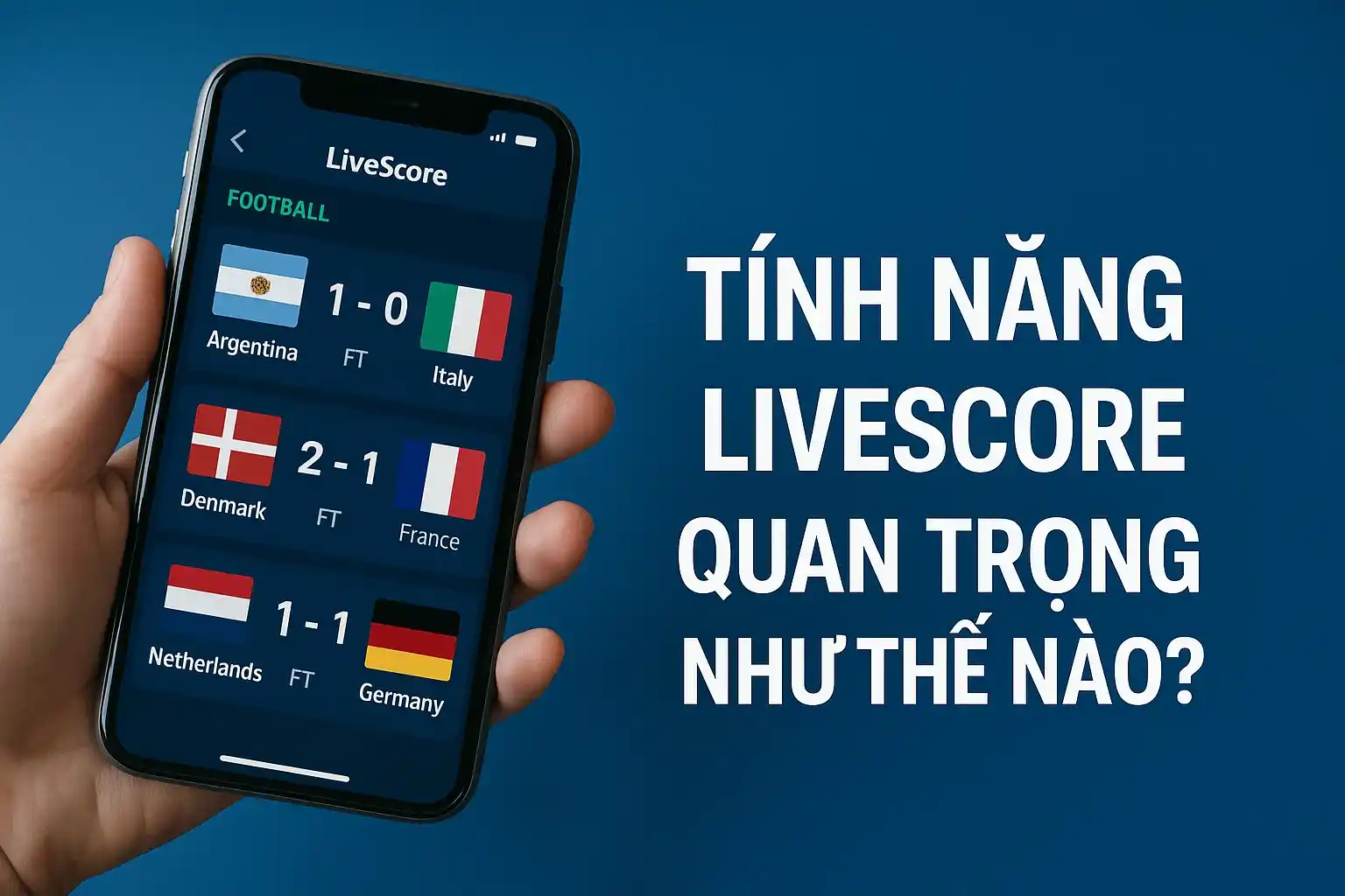 Tính năng livescore quan trọng như thế nào?