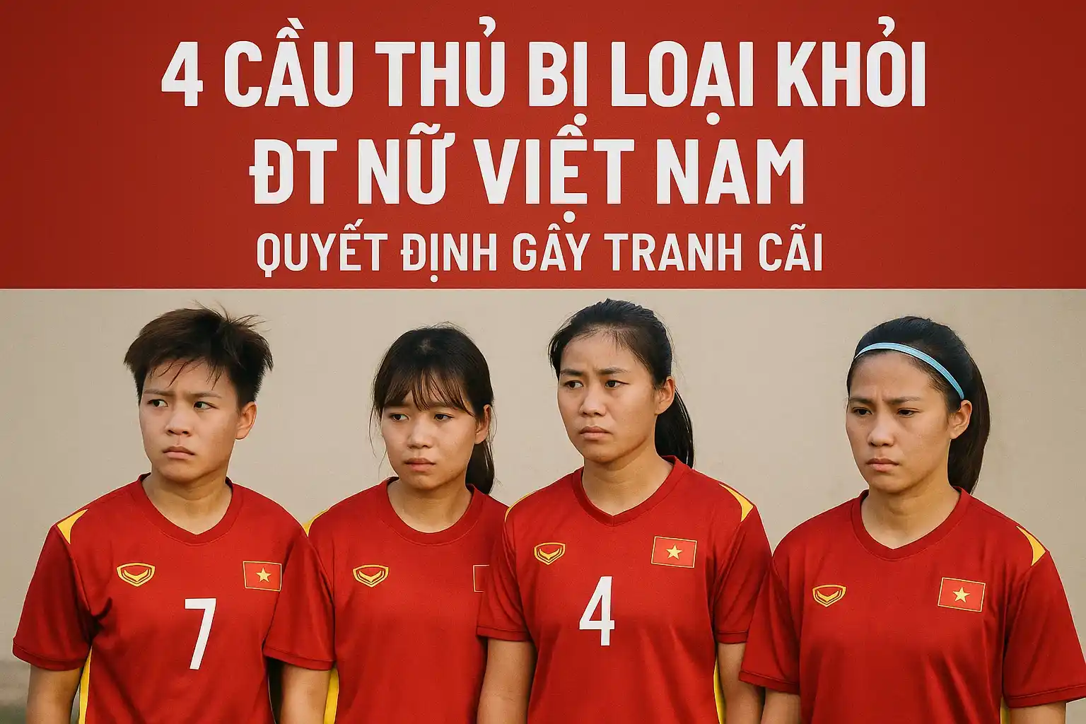 4 cầu thủ bị loại khỏi ĐT nữ Việt Nam, quyết định gây tranh cãi 