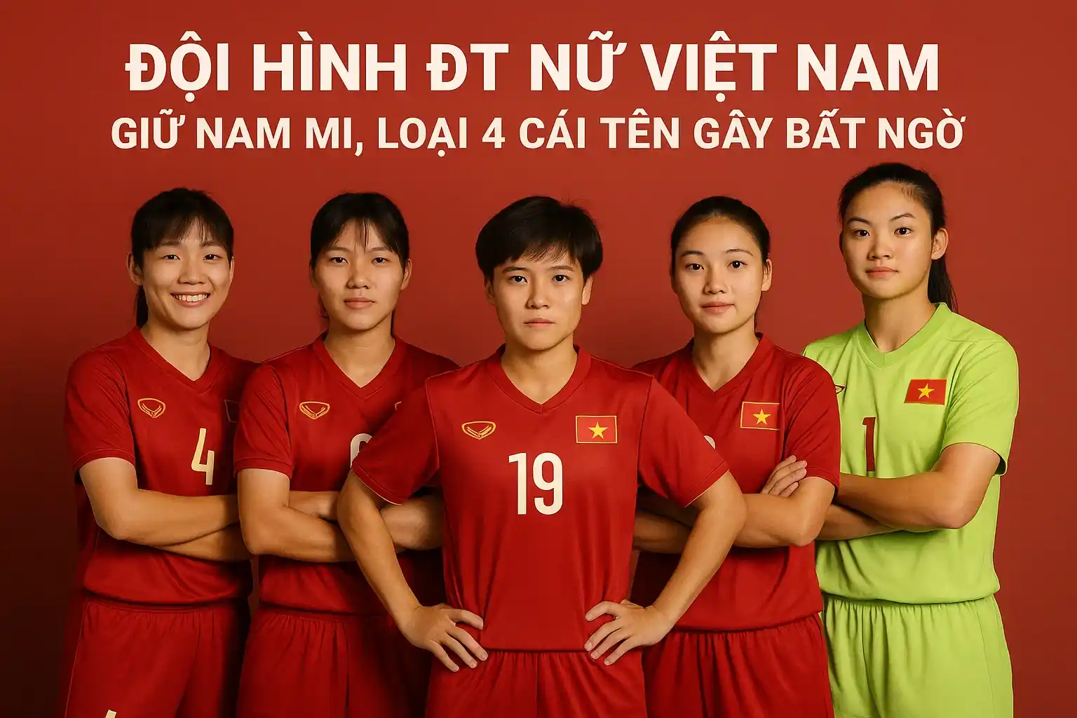 ĐT nữ Việt Nam giữ Nam Mi, loại 4 cái tên gây bất ngờ